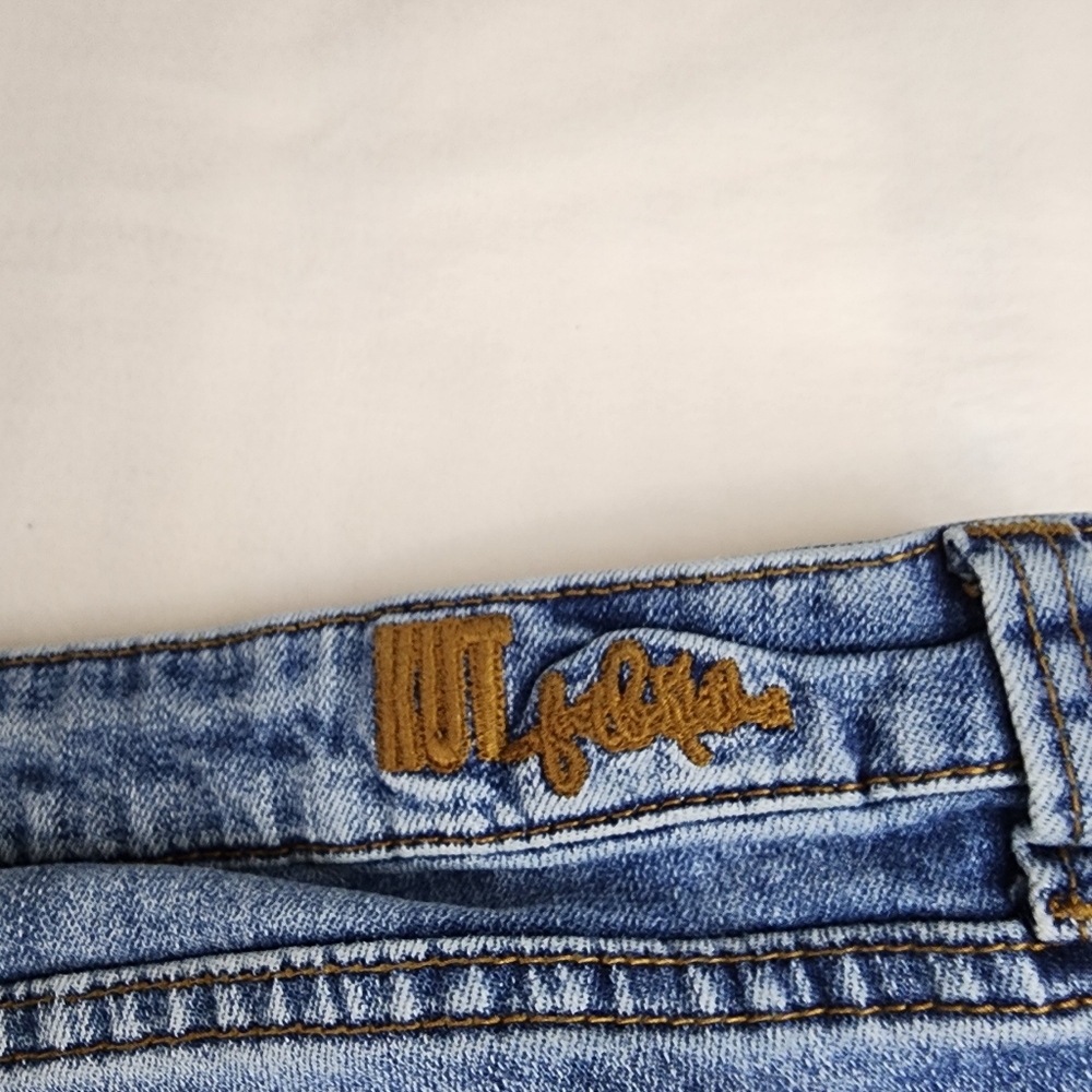 Kut from the Kloth Katy Boyfriend Jeans Womens 22W Blue Distressed KP799GC4R - Picture 11 of 14